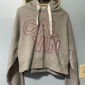 Calvin Klein performance cropped hoodie never worn